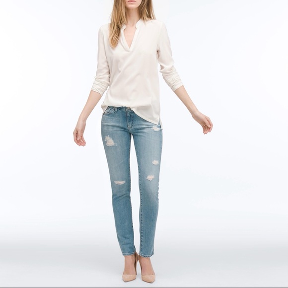 Ag Adriano Goldschmied Denim - AG Stilt 19-Year Destroyed Skinny Jeans